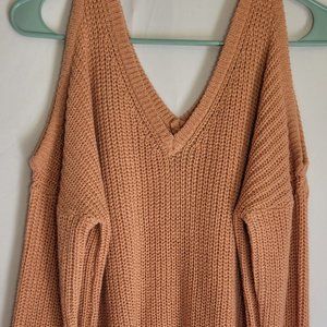 Ambience Apparel Knit shoulderless sweater